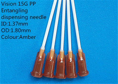 Corrosión que resiste la aguja principal de dispensación del pegamento flexible de 15g PP