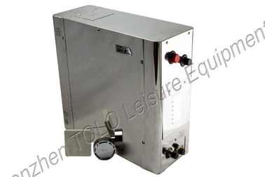 Generador de vapor de la sauna de 3 fases 16kw 400v con limpiar con un chorro de agua auto impermeable del panel de control durante dren