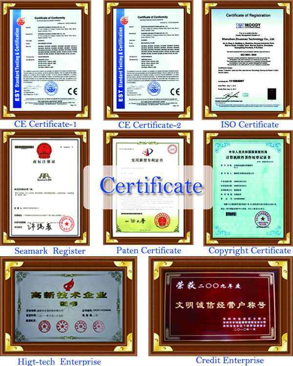 Certificado de la estación de la reanudación del bga de Zhuomao
