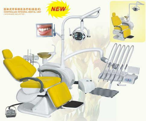 La electricidad dental paciente plegable Highhand de la unidad de la silla del CE montó