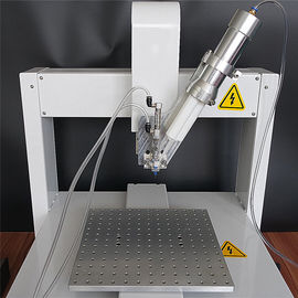 Máquina de dispensación del pegamento automático de escritorio dual del líquido XYZ-3/AB neumático que dispensa Robat