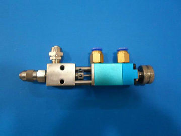 Válvula de dispensación líquida giratoria grande del acero inoxidable sola para VSD-040 de epoxy