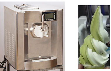 Sabor de la mini del acero inoxidable el solo máquina del helado dispensa continuamente