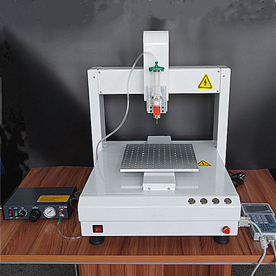 Máquina de dispensación del pegamento automático de escritorio/máquina de dispensación de la capa