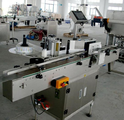 1 máquina de etiquetado automática lateral máquina plástica del dispensador de la etiqueta engomada de Botlle