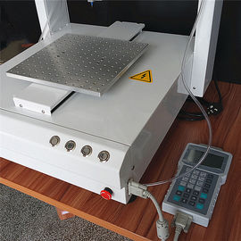 Máquina de dispensación del pegamento automático de escritorio dual del líquido XYZ-3/AB neumático que dispensa Robat