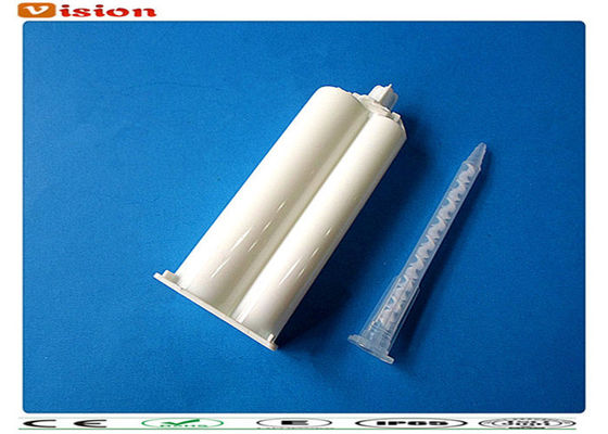 50ml se doblan cartucho, cartucho de dos componentes, cartucho plástico de epoxy