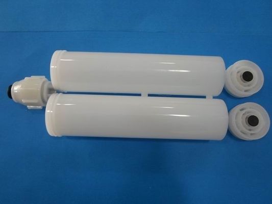 Cartucho dual del epóxido del cartucho del pegamento de la alta precisión de la jeringuilla del barril del AB del cartucho plástico del pegamento