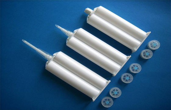 Cartucho vacío dispenising de epoxy del pegamento del Dos-componente del material 50ml de los PP