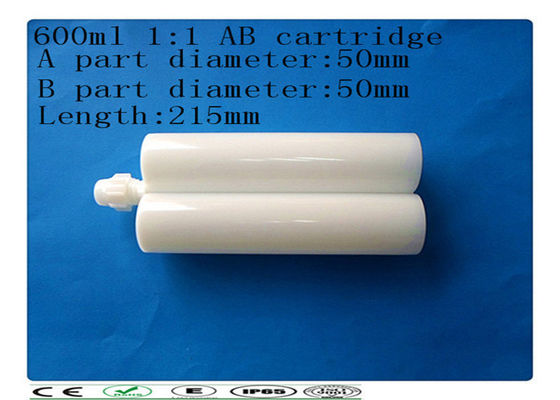 Del 1:1 componente dos barril adhesivo 600ml, cartucho industrial del pegamento del AB