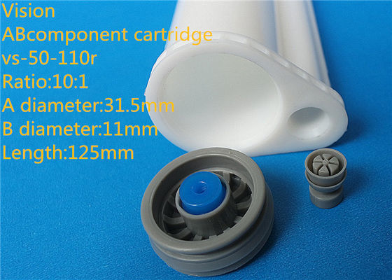 pegamento de dispensación del cartucho dual de epoxy componente del pegamento del 10:1 dos de vs-50-110r