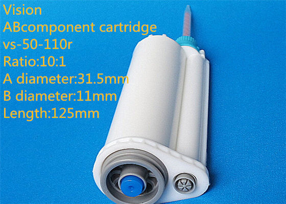 pegamento de dispensación del cartucho dual de epoxy componente del pegamento del 10:1 dos de vs-50-110r