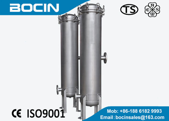 Cárter del filtro del cartucho del acero inoxidable con los elementos multi del cartucho