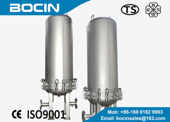 Cárter del filtro del cartucho del acero inoxidable con los elementos multi del cartucho