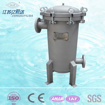 Cárter del filtro de bolso del acero inoxidable para la filtración industrial del micrón
