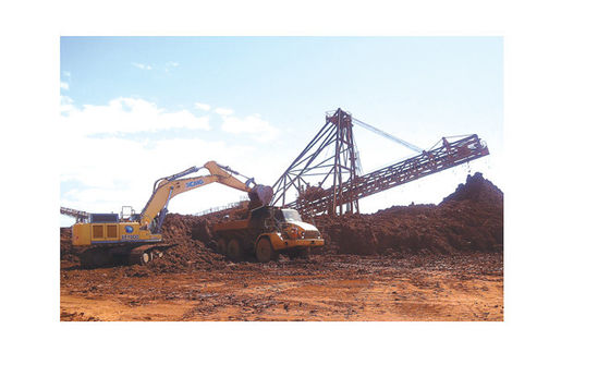 Excavador hidráulico grande de la correa eslabonada de XCMG, capacidad 4.5m3, peso 88000kgs del cubo de la operación