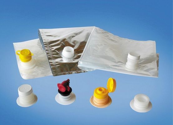La bolsa de plástico transparente del PE en la caja que empaqueta/canalón líquido empaqueta