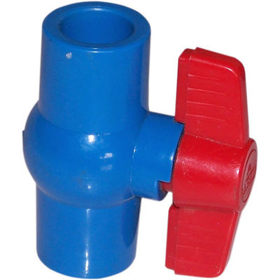 Acuerdo el 1/2” ~ 4" vávula de bola plástica del PVC de la unión verdadera que flota para el abastecimiento de agua