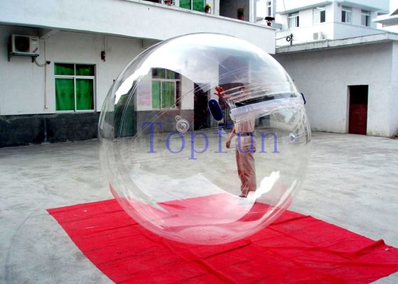 los 2m importaron el PVC transparente/TPU de la bola 1.0m m del agua inflable de la cremallera que caminaba