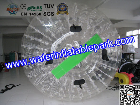 Bola azul inflable interesante comercial divertida 3M x los 2m de Zorb de la tierra