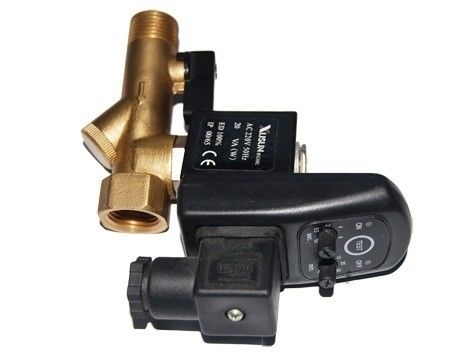 Válvula de desagüe automática eléctrica del compresor de aire de la pulgada del 1/2 con la manera 220V de la posición 2 del contador de tiempo 2